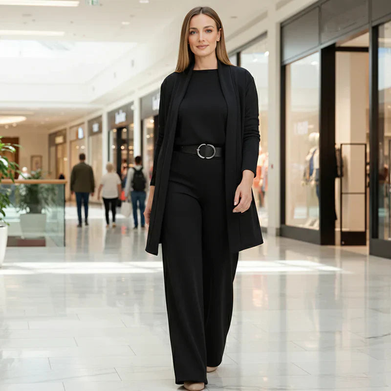 Amira™ | Traje de tres piezas lujoso y cómodo para mujer