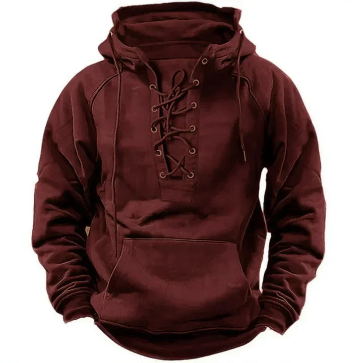 Sudadera con capucha retro: calidez, comodidad y estilo para cada aventura.