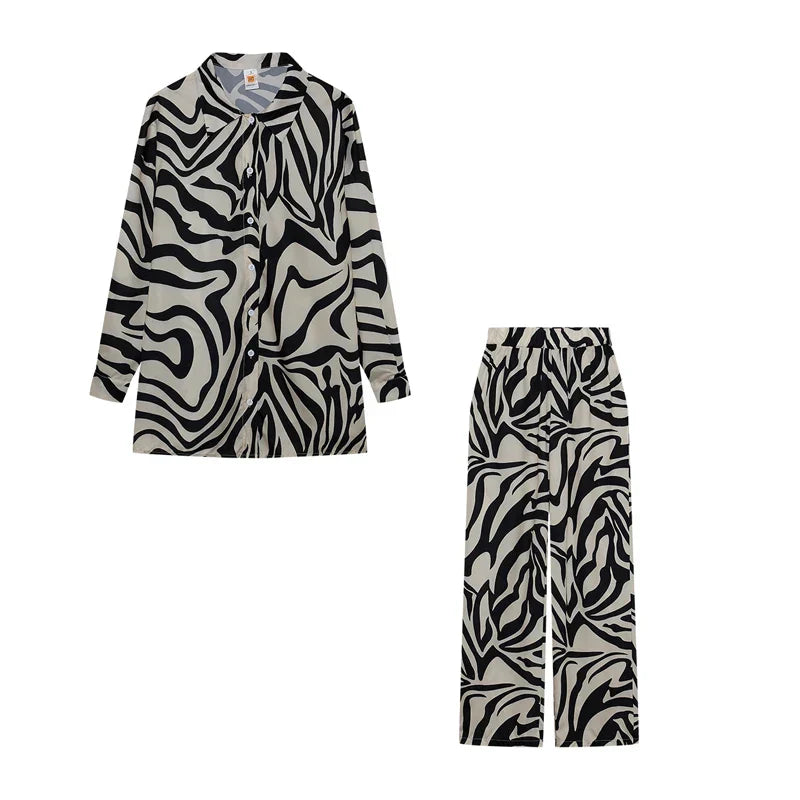 ANABELLA™ CONJUNTO DOS PIEZAS CAMISA + PANTALON