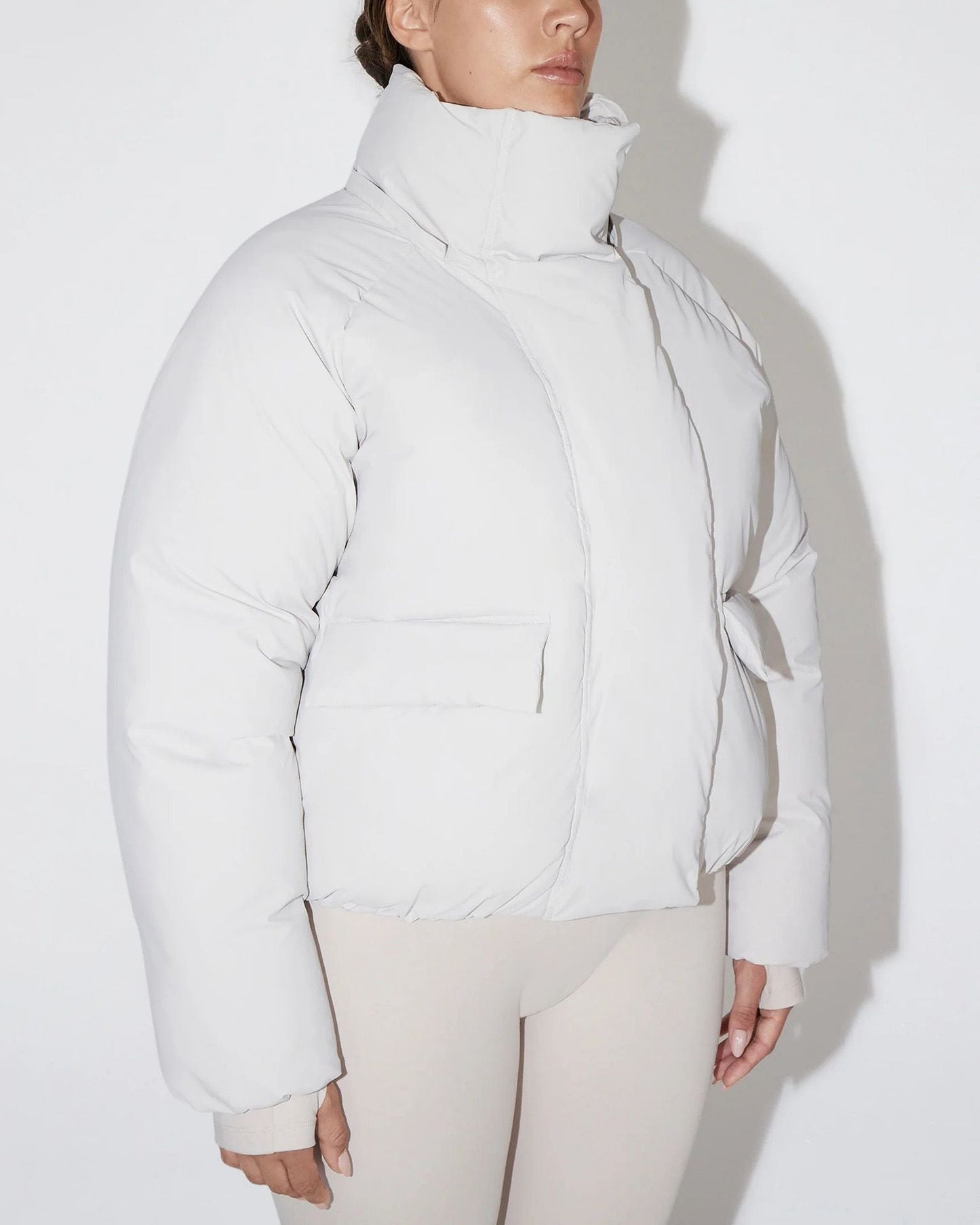 Chaqueta acolchada extragrande Lea