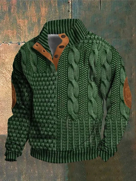 Georges™ – Suéter estampado vintage